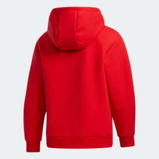 阿迪达斯官网adidas YG CNY WARM HDY新年款大童装训练运动针织夹克GP0555 浅猩红 122CM