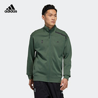 阿迪达斯官网 adidas WJ TT SWT 男装训练运动夹克外套GP0908 绿 A/XS(170/88A)