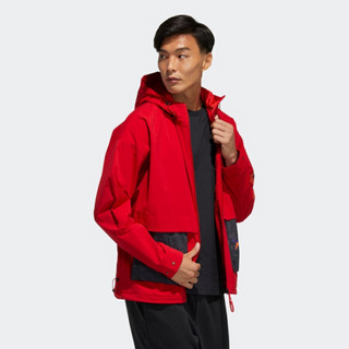 阿迪达斯官网 adidas CNY JKT 新年款男装训练运动夹克外套GP1822 浅猩红/浅猩红 A/XL(185/104A)