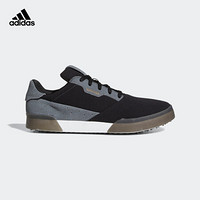 阿迪达斯官网 adidas ADICROSS RETRO 男鞋高尔夫运动球鞋FW5611 黑色/灰色 41(255mm)