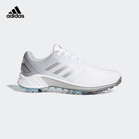 阿迪达斯官网 adidas ZG21 男鞋高尔夫运动球鞋FW5551 亮白/灰色/银金属 46(285mm)