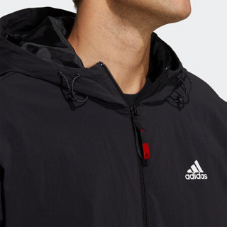 阿迪达斯官网 adidas CNY JKT 新年款男装训练运动夹克外套GP1821 黑色/白 A/M(175/96A)