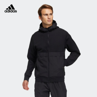 阿迪达斯官网 adidas TH JKT KN FABMX男装训练运动夹克外套GP0962 黑色 A/S(175/92A)