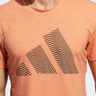 阿迪达斯官网 adidas Three-Bar Tee 男装训练运动短袖T恤GT7248 卡其棕 A/2XL(185/108A)