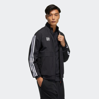 阿迪达斯官网 adidas CNY JKT SOUTH 新年款男装训练运动夹克外套GP1823 黑色/黑色/白 A/XS(170/88A)