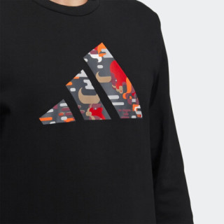 阿迪达斯官网 adidas CNY GFX SWT 新年款男装训练运动卫衣GP1837 黑色 A/2XL(185/108A)