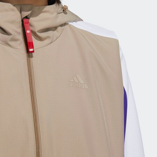 阿迪达斯官网 adidas CNY JKT 新年款女装训练运动夹克外套GP0611 卡其棕/卡其棕 A/XS(155/80A)