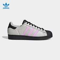 阿迪达斯官网 adidas 三叶草 SUPERSTAR 男鞋经典运动鞋FY5822 白/黑/粉/绿 38.5(235mm)