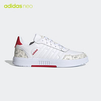 阿迪达斯官网 adidas neo 吾皇万睡联名新年款男女休闲运动鞋G55077 白/红/米色/黑 38.5(235mm)