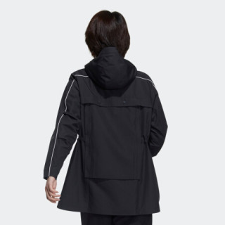 阿迪达斯官网 adidas CNY JKT WARM 新年款女装训练运动夹克外套GP0625 黑色/白 A/L(170/92A)