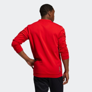 阿迪达斯官网 adidas MIC GFX CREW 新年款D·罗斯同款男装篮球运动卫衣GQ2834 浅猩红/多色 A/2XL(185/108A)