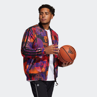 限尺码：adidas 阿迪达斯 Mic Harden Jkt 男子运动夹克 GQ2832 多彩色 XL