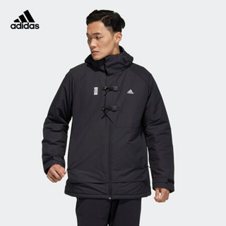 阿迪达斯官网 adidas WUJI PAD JKT 男装训练运动夹克外套GN7380 黑色 A/L(180/100A)