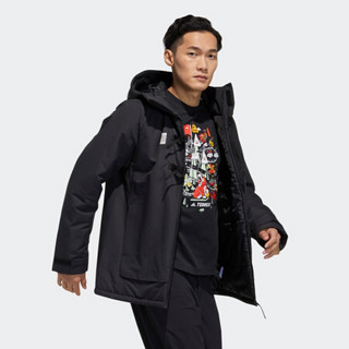 阿迪达斯官网 adidas WUJI PAD JKT 男装训练运动夹克外套GN7380 黑色 A/L(180/100A)