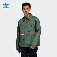 阿迪达斯官网adidas 三叶草 RYV Pad Jacket新年款男装冬季运动棉服GP1870 绿/黑色 L(参考身高:185~188CM)