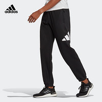 阿迪达斯官网 adidas M FI Pant 3B 男装训练运动裤装GQ6213 黑色 A/S(175/76A)