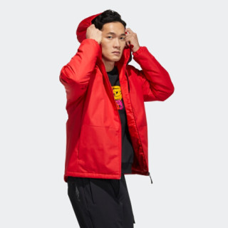 阿迪达斯官网 adidas CNY PAD JKT 新年款男装冬季户外运动夹棉夹克GN7525 浅猩红 A/2XL(185/108A)