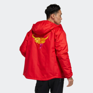 阿迪达斯官网 adidas CNY PAD JKT 新年款男装冬季户外运动夹棉夹克GN7525 浅猩红 A/S(175/92A)