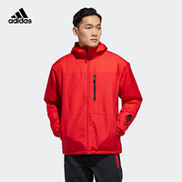 阿迪达斯官网 adidas CNY PAD JKT 新年款男装冬季户外运动夹棉夹克GN7525 浅猩红 A/L(180/100A)