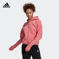 阿迪达斯官网 adidas W ZNE Hd 女装训练运动夹克外套GQ6070 玫红色 A/M(165/88A)