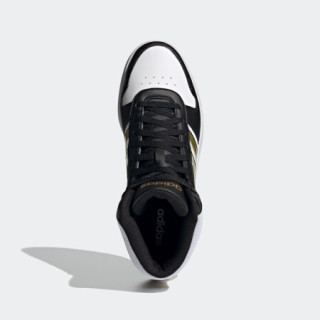 阿迪达斯官网 adidas neo HOOPS 2.0 MID 男鞋中帮休闲运动鞋H01197 白/学院藏青蓝/金 45(280mm)