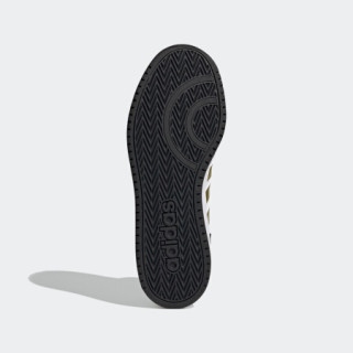 阿迪达斯官网 adidas neo HOOPS 2.0 MID 男鞋中帮休闲运动鞋H01197 白/学院藏青蓝/金 45(280mm)
