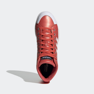 阿迪达斯官网 adidas neo BRAVADA MID 女鞋中帮休闲运动鞋H01230 红/白 37(230mm)