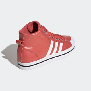阿迪达斯官网 adidas neo BRAVADA MID 女鞋中帮休闲运动鞋H01230 红/白 37(230mm)