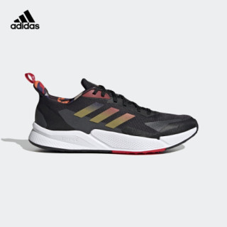 阿迪达斯官网 adidas X9000L2 M 男女低帮跑步运动鞋GZ7604 黑/石墨灰/橙红/浅黄 36(220mm)