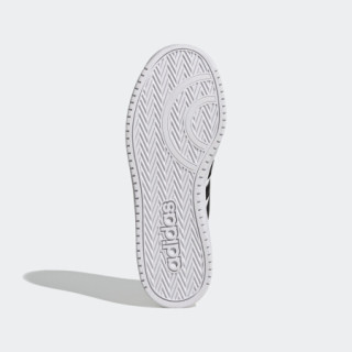 阿迪达斯官网 adidas neo HOOPS 2.0 女鞋休闲运动鞋H01212 白/黄/黑 38(235mm)