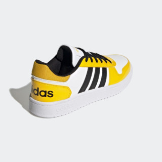 阿迪达斯官网 adidas neo HOOPS 2.0 女鞋休闲运动鞋H01212 白/黄/黑 38.5(235mm)