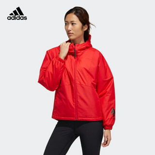 阿迪达斯官网 adidas W CNY PAD JKT新年款女装冬季户外运动夹棉夹克GN7582 浅猩红 A/M(165/88A)