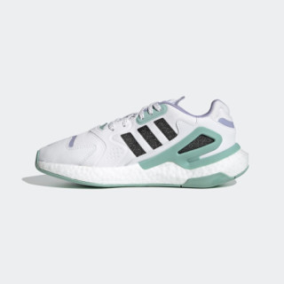 阿迪达斯官网 adidas 三叶草 DAY JOGGER W 女鞋低帮经典运动鞋H03262 白/浅绿/黑/紫 39(240mm)