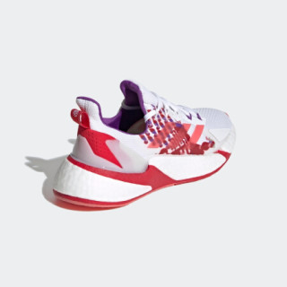 阿迪达斯官网 adidas X9000L4 W 新年款刘亦菲同款女鞋跑步运动鞋GZ7638 白色/红色/紫色 40(245mm)