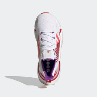 阿迪达斯官网 adidas X9000L4 W 新年款刘亦菲同款女鞋跑步运动鞋GZ7638 白色/红色/紫色 40(245mm)