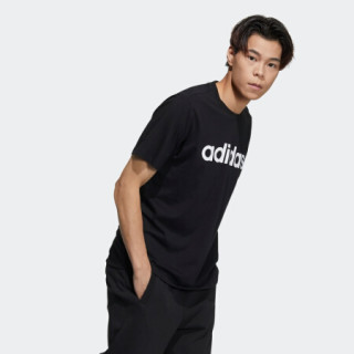 阿迪达斯官网 adidas neo M CE LOGO T1 男装运动短袖T恤GP4887 黑色 A/XS(170/88A)