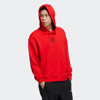 阿迪达斯官网 adidas neo M CE C+ HOODIE男装运动套头衫GP4906 鲜红 A/XS(170/88A)