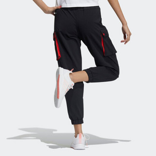 阿迪达斯官网 adidas neo W SS JAN PANTS2 新年款女装运动裤GP5497 黑色 A/XS(155/64A)