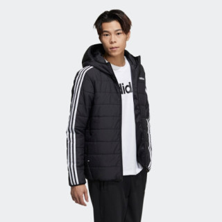 阿迪达斯官网adidas neo M CE 3S PAD JKT男冬季运动棉服GP4922 黑色/白 A/L(180/100A)