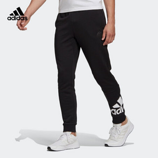 阿迪达斯官网 adidas M BL FT PT 男装训练运动裤装GK8968 黑色/白 A/2XL(185/96A)