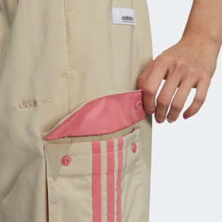 阿迪达斯官网 adidas neo W SS JAN PANTS2 新年款女装运动裤GP5488 灰石卡其棕 A/L(170/76A)
