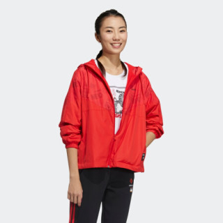 阿迪达斯官网 adidas neo 吾皇万睡联名新年款女装运动外套GP5742 鲜红/玫红色 A/L(170/92A)