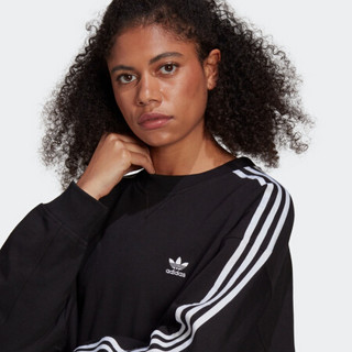 阿迪达斯官网 adidas 三叶草 OS SWEATSHIRT 女装运动卫衣GN2783 黑色 32(参考身高:160~165CM)