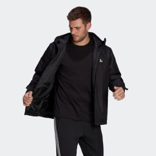 阿迪达斯官网 adidas BSC ST IN H J男装冬季户外运动夹棉夹克GN3241 黑色 A/XL(185/104A)