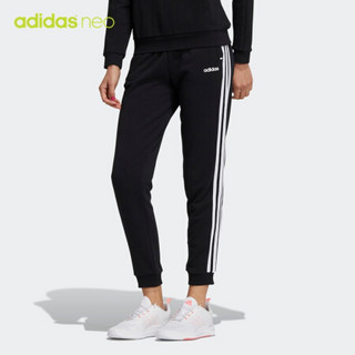 阿迪达斯官网 adidas neo W CE 3S PANTS 女装运动裤GP7131 黑色/白 A/S(160/68A)