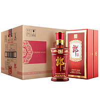 LANGJIU 郎酒 21-22年份珍品郎 53度酱香型白酒 固态纯粮 宴请自饮 53度 500mL 6瓶 典藏版 整箱装