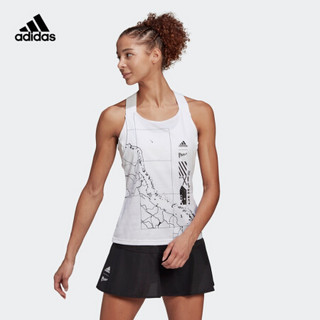 阿迪达斯官网 adidas Y-TANK PARLEY 女装网球运动服装GT1757 白/黑色 A/L(170/92A)