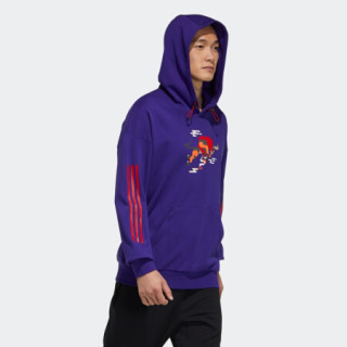 阿迪达斯官网 adidas CNY GFX HS 新年款男装训练运动卫衣GQ0890 学院紫 A/L(180/100A)