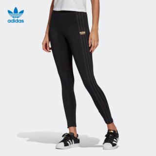 阿迪达斯官网 adidas 三叶草 TIGHTS 女装运动绑腿裤GN4233 黑色 40(参考身高:170~175CM)