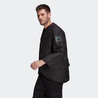阿迪达斯官网 adidas MYSHELTER 4-1男装冬季户外运动夹棉夹克GK8706 黑色 A/XS(170/88A)
